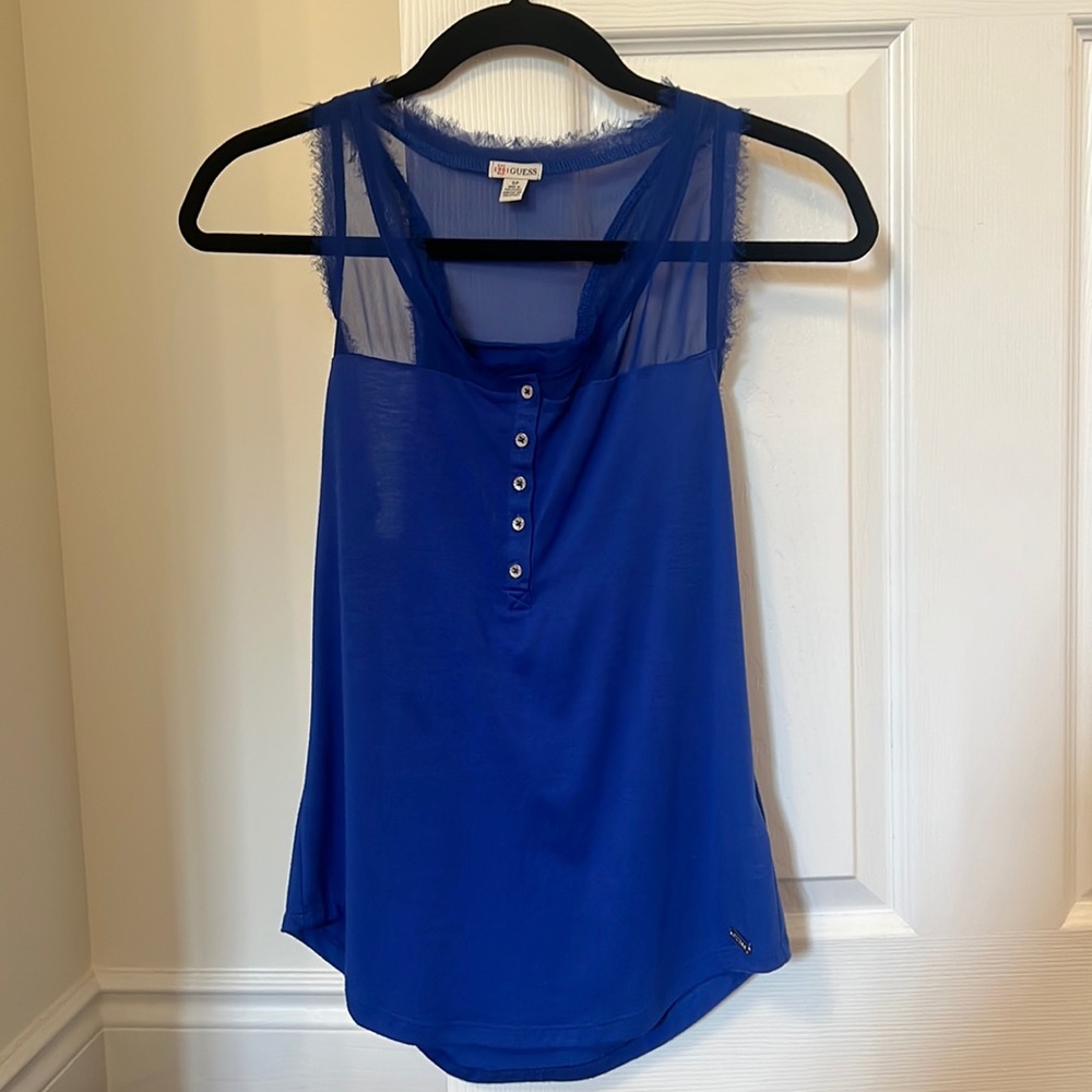 Size S Blue Guess Tank